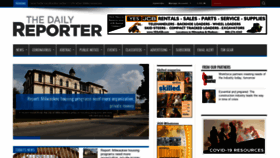 What Dailyreporter.com website looked like in 2020 (3 years ago)