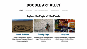 What Doodle-art-alley.com website looked like in 2020 (3 years ago)
