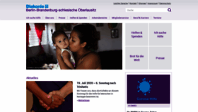 What Diakonie-portal.de website looked like in 2020 (3 years ago)