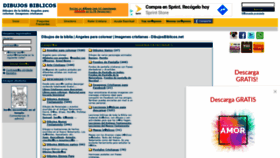 What Dibujosbiblicos.net website looked like in 2020 (3 years ago)
