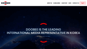 What Doobee.com website looked like in 2020 (3 years ago)