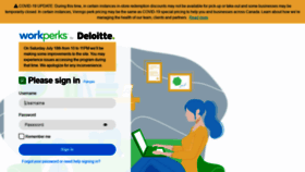 What Deloitte.venngo.com website looked like in 2020 (3 years ago)