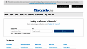What Directory.chroniclelive.co.uk website looked like in 2020 (3 years ago)
