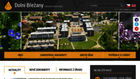What Dolnibrezany.cz website looked like in 2020 (3 years ago)