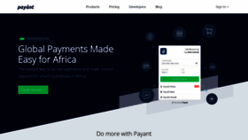 What Demo.payant.ng website looked like in 2020 (3 years ago)