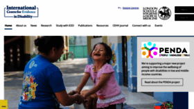 What Disabilitycentre.lshtm.ac.uk website looked like in 2020 (3 years ago)