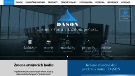 What Dason.sk website looked like in 2020 (3 years ago)