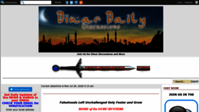 What Dinardaily.net website looked like in 2020 (3 years ago)