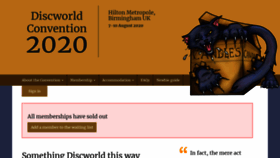 What Dwcon.org website looked like in 2020 (3 years ago)