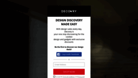 What Decovry.com website looked like in 2020 (3 years ago)