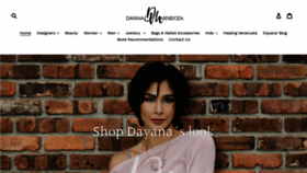 What Dayanamendoza.com website looked like in 2020 (3 years ago)