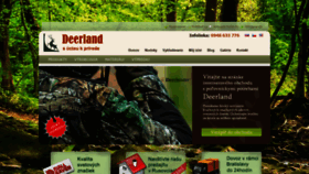 What Deerland.sk website looked like in 2020 (3 years ago)