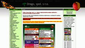 What Drago.cz website looked like in 2020 (3 years ago)