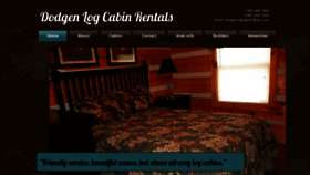 What Dodgencabins.com website looked like in 2020 (3 years ago)