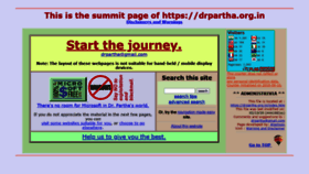 What Drpartha.org.in website looked like in 2020 (3 years ago)
