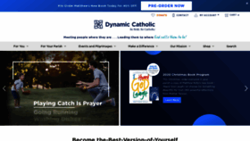 What Dynamiccatholic.com website looked like in 2020 (3 years ago)