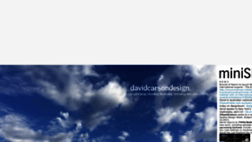 What Davidcarsondesign.com website looked like in 2020 (3 years ago)