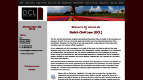 What Dutchcivillaw.com website looked like in 2020 (3 years ago)