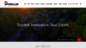 What Dwellus.com website looked like in 2020 (3 years ago)