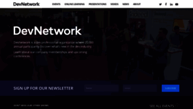 What Devnetwork.com website looked like in 2020 (3 years ago)