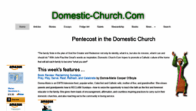 What Domestic-church.com website looked like in 2020 (3 years ago)