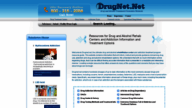 What Drugnet.net website looked like in 2020 (3 years ago)