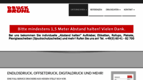 What Druck-bruehl.de website looked like in 2020 (3 years ago)