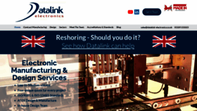 What Datalink-electronics.co.uk website looked like in 2020 (3 years ago)