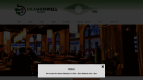 What Dragonwellbistro.com website looked like in 2020 (3 years ago)