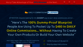 What Dailycommissionsblueprint.com website looked like in 2020 (3 years ago)