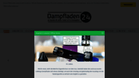 What Dampfladen24.de website looked like in 2020 (3 years ago)