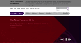 What Dentons.com website looked like in 2020 (3 years ago)