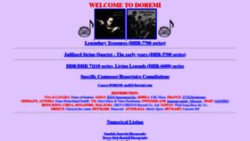 What Doremi.com website looked like in 2020 (3 years ago)