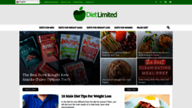 What Dietlimited.com website looked like in 2020 (3 years ago)