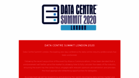 What Datacentresummit.co.uk website looked like in 2020 (3 years ago)