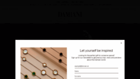 What Damiani.com website looked like in 2020 (3 years ago)
