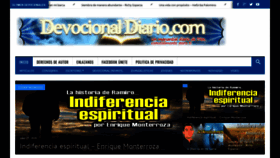 What Devocionaldiario.com website looked like in 2020 (3 years ago)