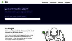 What Digi.arbetsformedlingen.se website looked like in 2020 (3 years ago)