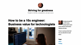 What Dberkholz.com website looked like in 2020 (5 years ago)