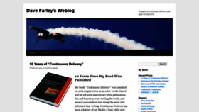 What Davefarley.net website looked like in 2020 (3 years ago)