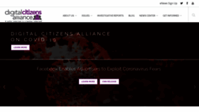 What Digitalcitizensalliance.org website looked like in 2020 (3 years ago)