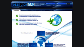 What Destock-info.com website looked like in 2020 (3 years ago)