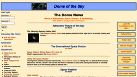 What Domeofthesky.com website looked like in 2020 (3 years ago)