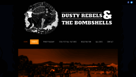 What Dustyrebelsandthebombshells.co.za website looked like in 2020 (3 years ago)