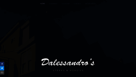What Dalessandros.com website looked like in 2020 (3 years ago)
