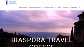 What Diasporatravelgreece.com website looked like in 2020 (3 years ago)