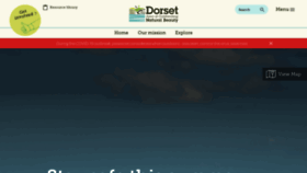 What Dorsetaonb.org.uk website looked like in 2020 (3 years ago)