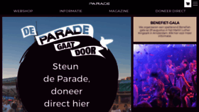 What Deparade.nl website looked like in 2020 (3 years ago)