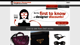 What Designerdiscounted.com website looked like in 2020 (3 years ago)