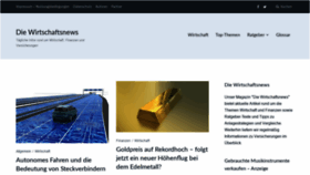 What Die-wirtschaftsnews.de website looked like in 2020 (3 years ago)